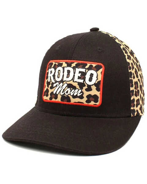 Ariat Women's Rodeo Mom Cheetah Print Patch Ball Cap , Black, hi-res