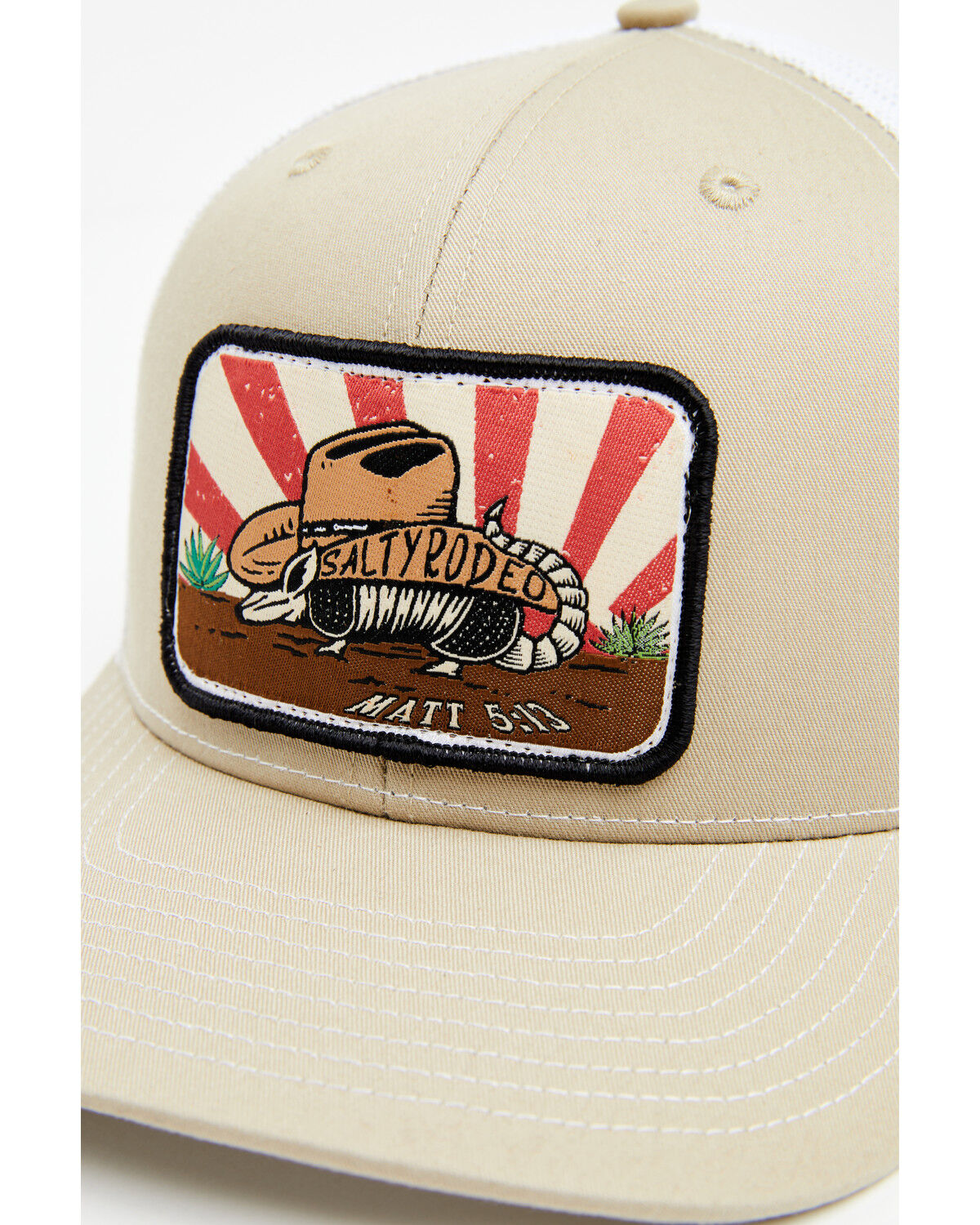 Image #2 - Salty Rodeo Men's Dillo Baseball Cap, Tan, hi-res