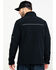 Image #2 - Hawx Men's Reflective Polar Fleece Zip-Front Work Moto Jacket - Big, Black, hi-res