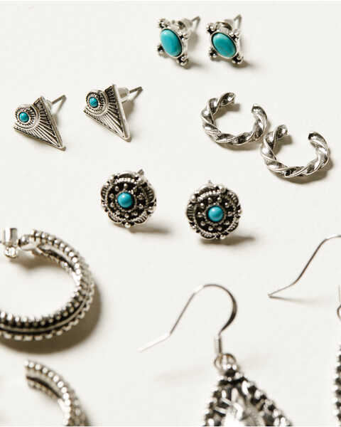 Image #4 - Idyllwind Women's Silver Boaz 6-Piece Earrings Set, Silver, hi-res