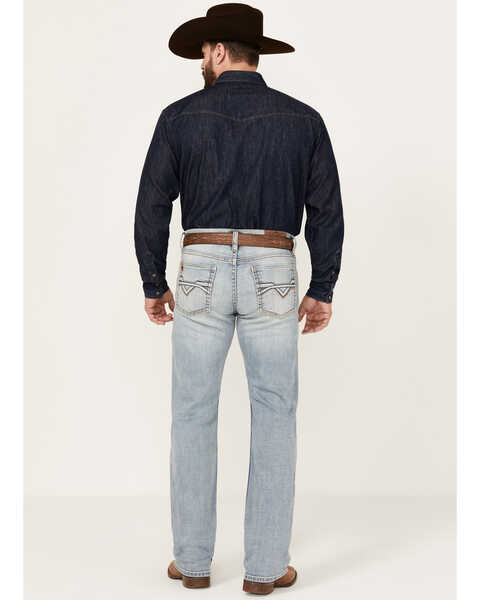 Image #3 - Cody James Men's Light Wash Sawbuck Slim Straight Stretch Denim Jeans, Blue, hi-res