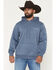 Image #1 - Wrangler Men's Logo Graphic Hooded Sweatshirt, Blue, hi-res
