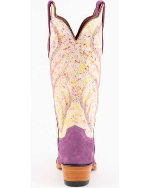 Image #5 - Ferrini Women's Candy Western Boots - Snip Toe, Purple, hi-res