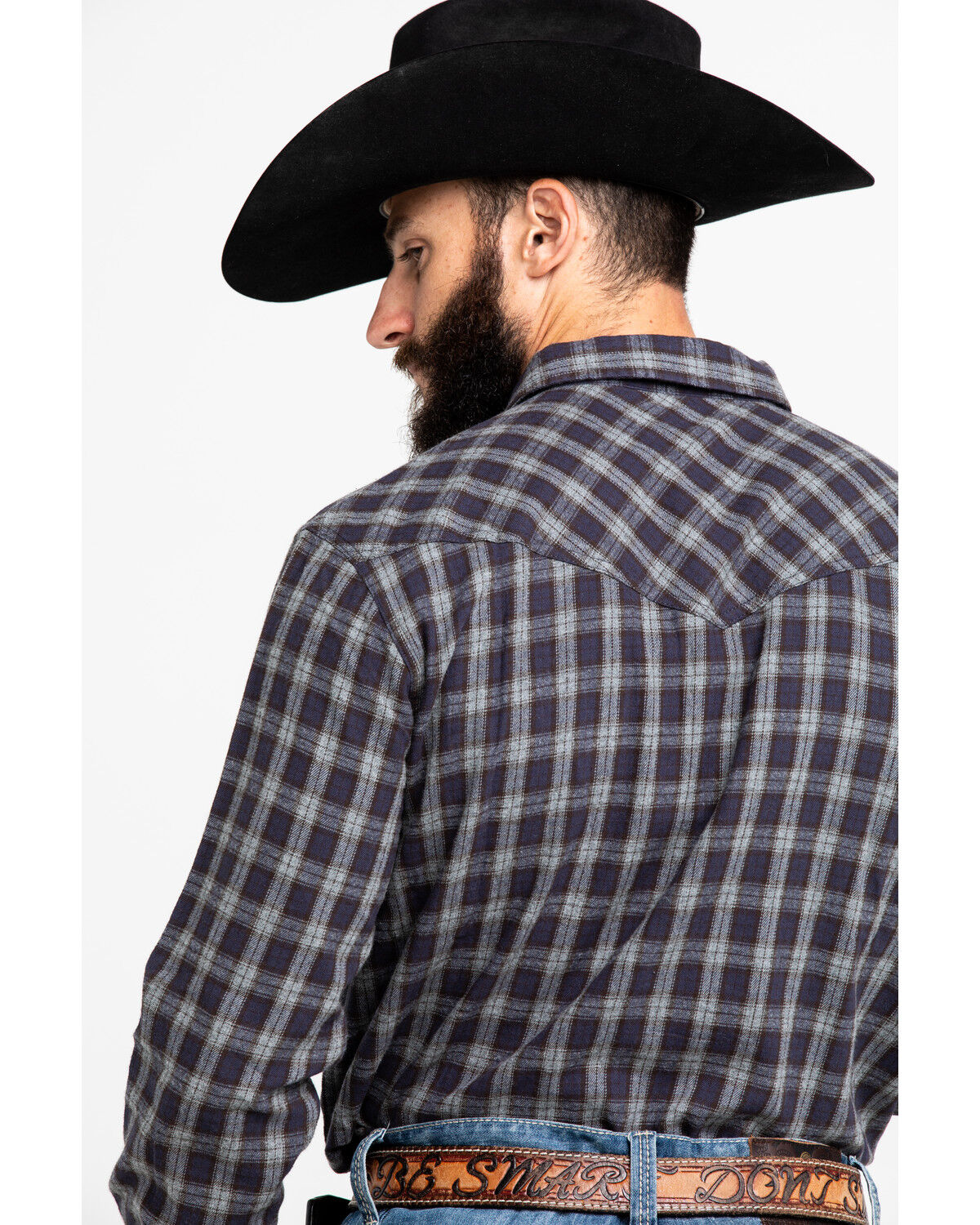 Image #5 - Cody James Men's Flying Squirrel Plaid Long Sleeve Western Flannel Shirt - Big , , hi-res