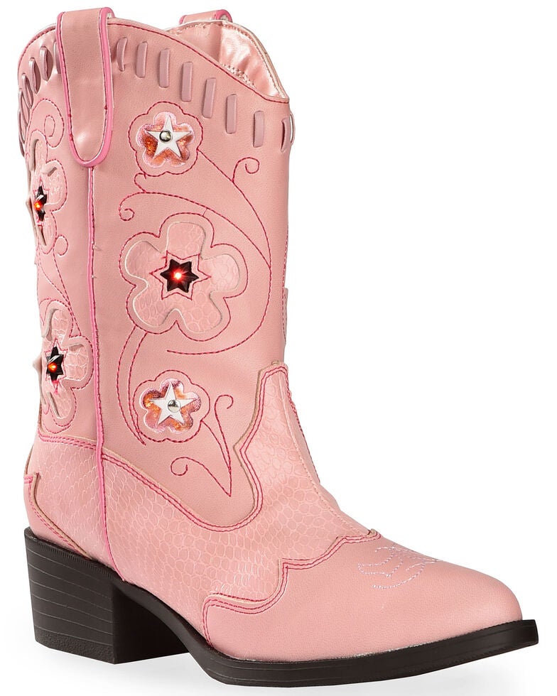 Roper Girls' Light Up Cowgirl Boots Sheplers