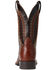 Image #3 - Ariat Men's Full Quill Ostrich Quantum Primo Western Boot - Broad Square Toe, Brown, hi-res