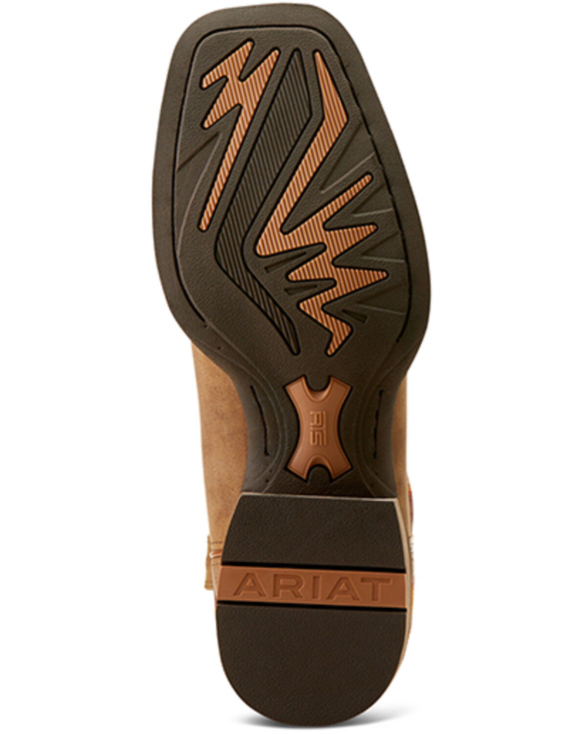 Image #5 - Ariat Men's Ricochet Western Boots - Broad Square Toe, Brown, hi-res