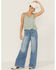 Image #4 - Shyanne Women's Southwestern Embroidered V-Neck Slate Cami, , hi-res