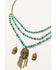 Image #3 - Shyanne Women's Golden Dreamcatcher Multi Strand Turquoise Beaded Set, Gold, hi-res