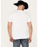 Cinch Men's Logo Short Sleeve Graphic T-Shirt, White, hi-res