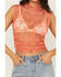 Image #3 - Free People Women's Nice Try Mesh Floral Muscle Tank, Coral, hi-res