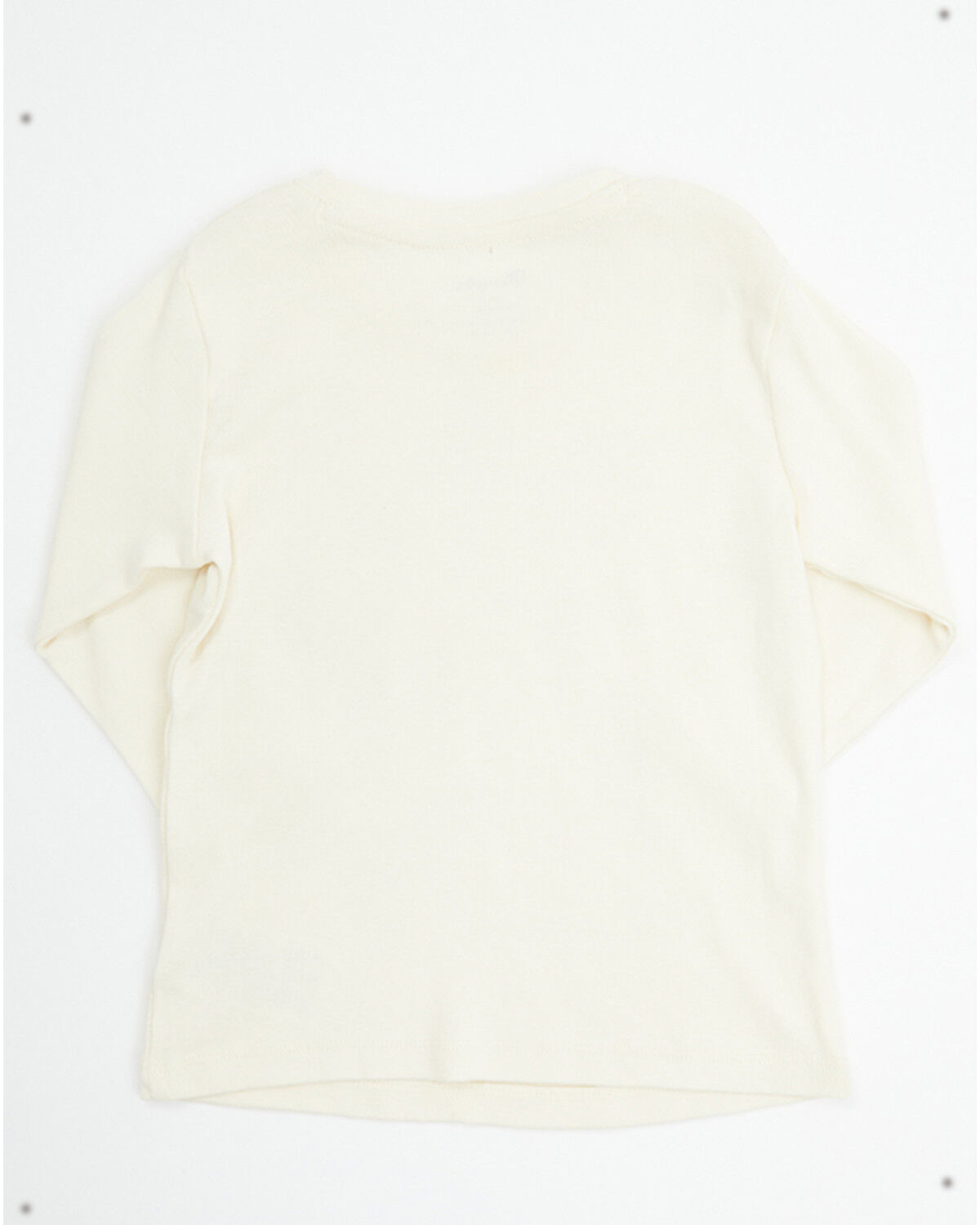 Image #3 - Wrangler Toddler Girls' Conversational Long Sleeve Graphic Shirt, White, hi-res