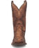 Image #4 - Dan Post Men's Ka Western Boots - Broad Square Toe, Brown, hi-res