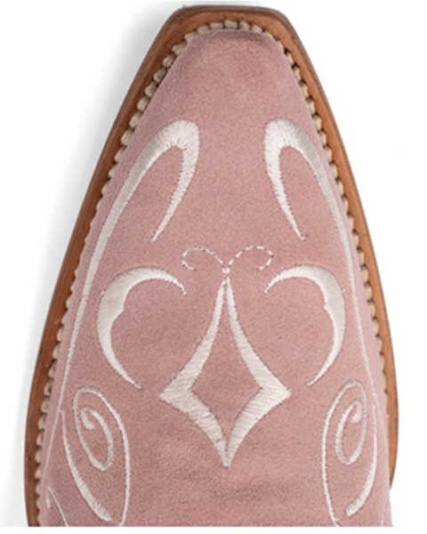Image #6 - Ferrini Women's Belle Western Boots - Snip Toe , Pink, hi-res