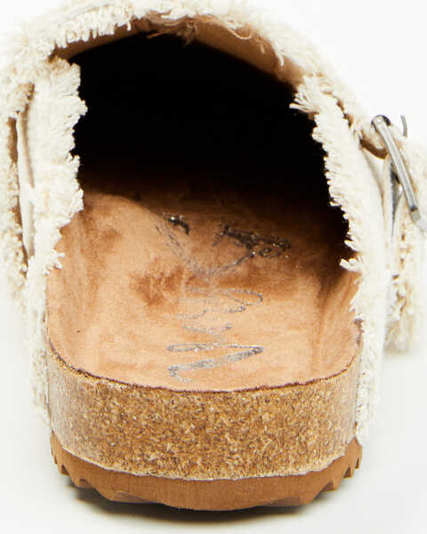 Image #5 - Very G Women's Basket Striped Print Slip-On Shoes , Cream, hi-res