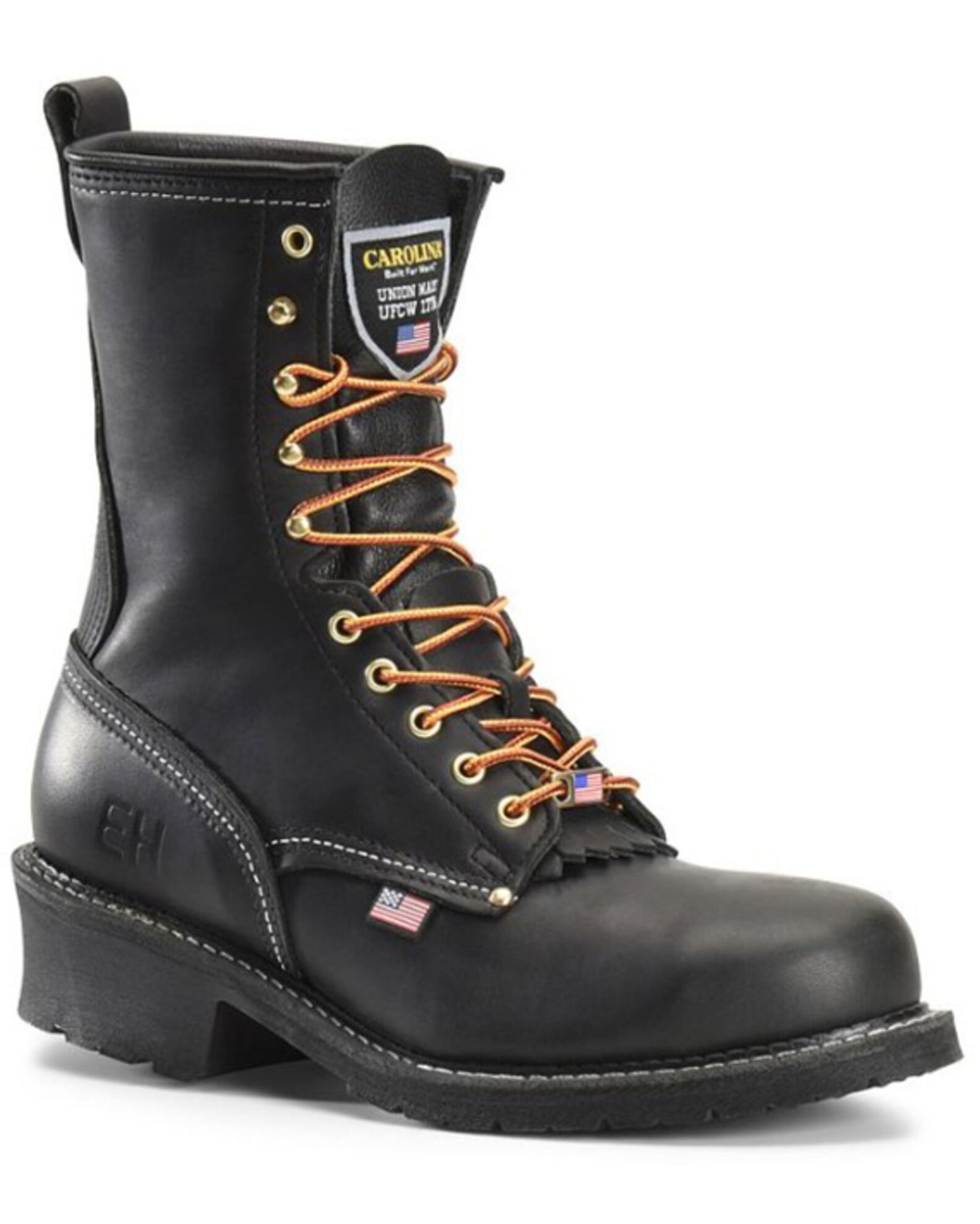 Carolina Men s 9 1922 USA Made Logger Boots Steel Toe Sheplers