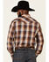 Image #4 - Roper Men's Brown Plaid Long Sleeve Snap Western Shirt , , hi-res