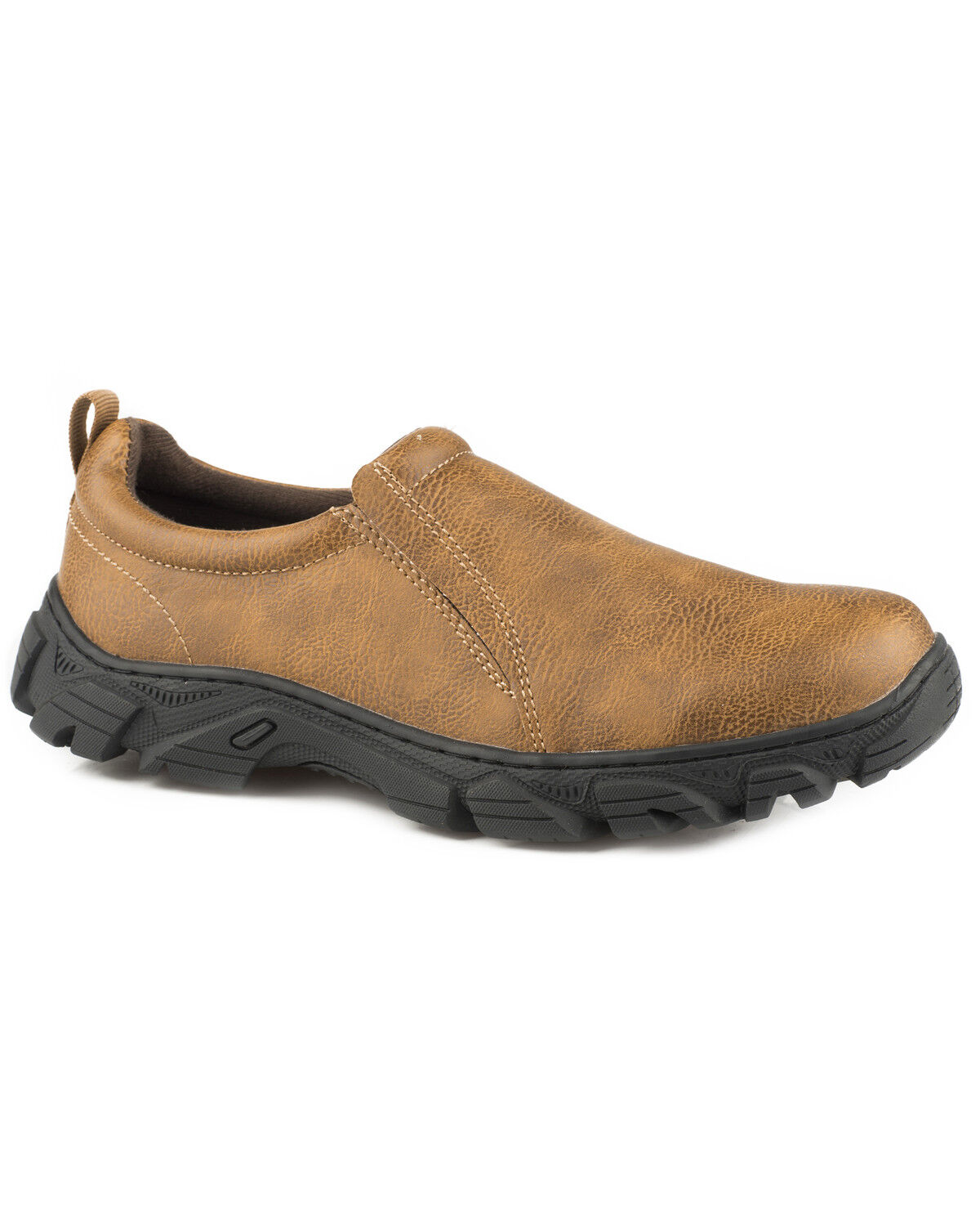 Image #1 - Roper Men's Cotter Faux Leather Shoes, Tan, hi-res