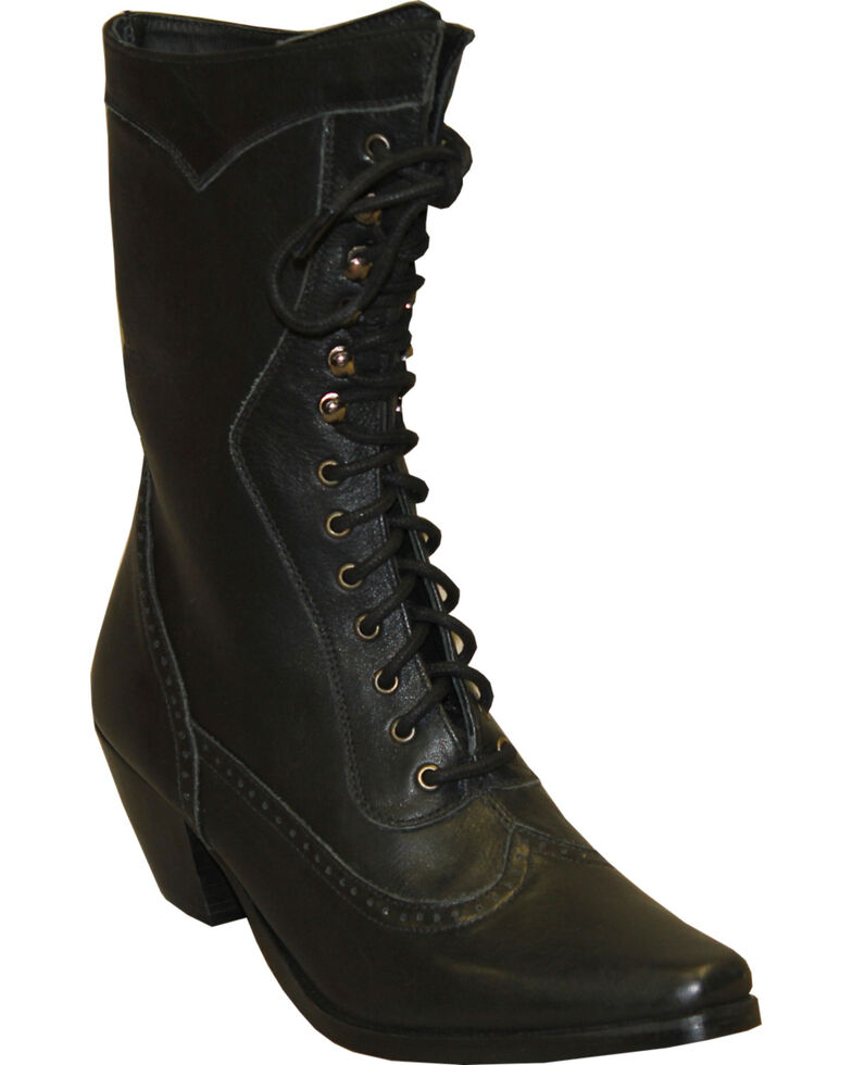 lace up ladies boots