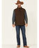 Cody James Core Men's Bonded Wrightwood Zip-Front Softshell Vest - Big & Tall , Brown, hi-res