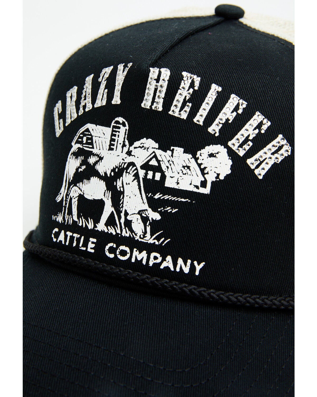 Image #2 - Idyllwind Women's Crazy Heifer Ball Cap, Black, hi-res