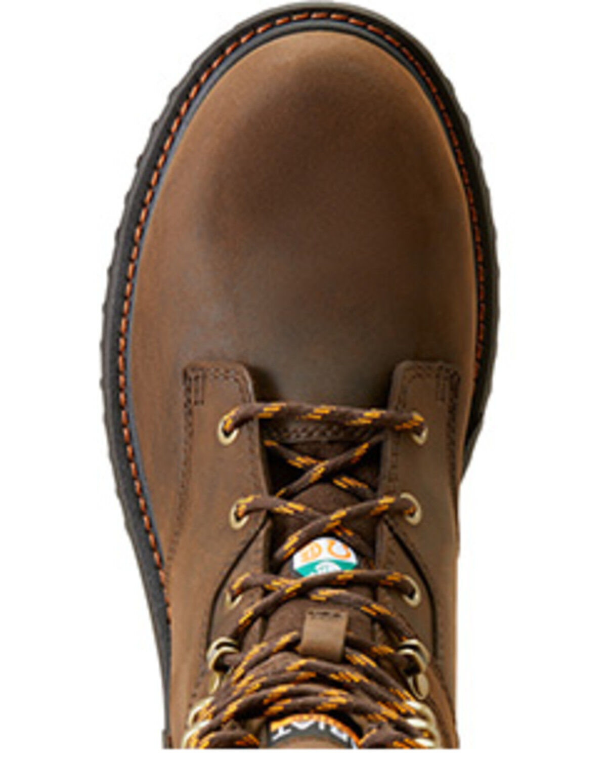 Image #4 - Ariat Men's 8" RigTEK CSA Waterproof Work Boots - Composite Toe, Brown, hi-res