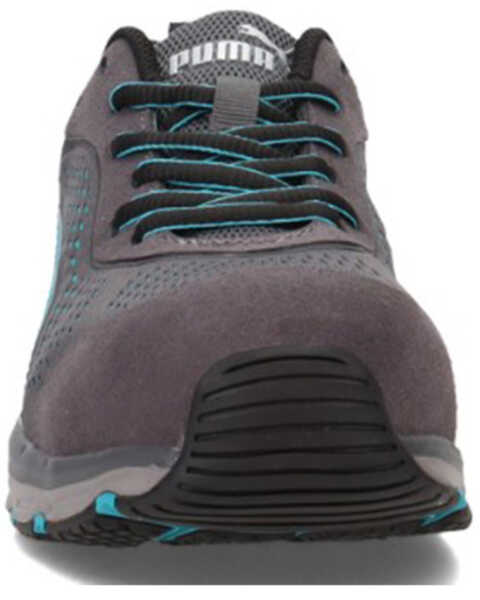 Image #4 - Puma Safety Women's Fuse Knit Work Shoe - Composite Toe, Blue, hi-res
