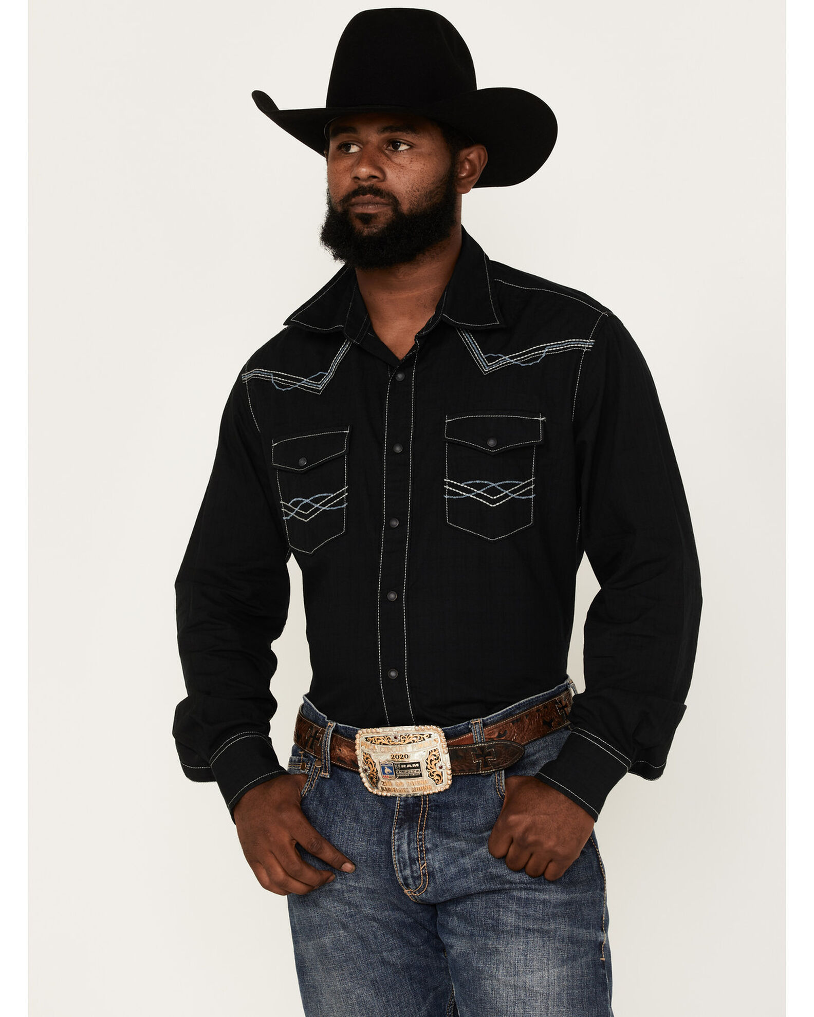 Wrangler black outlet western shirt