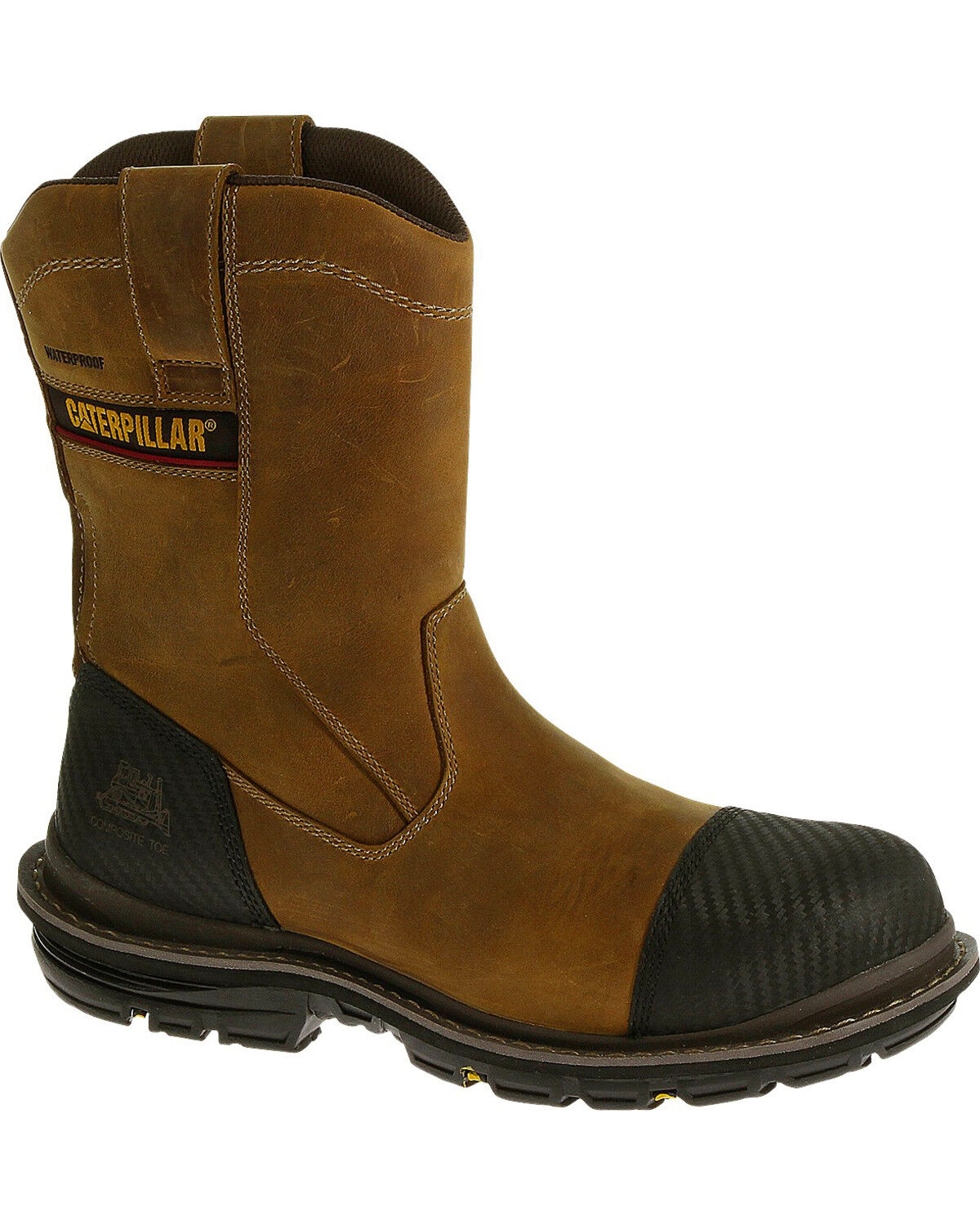 caterpillar pull on boots