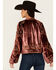 Image #4 - Shyanne Women's Velvet Beaded Jacket, Dark Red, hi-res