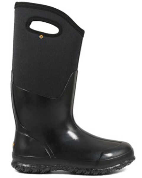 Bogs Women's Classic Tall Shiny Winter Boots - Soft Toe, Black, hi-res