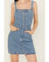 Image #3 - Levi's Women's Iconic Button-Up Mini Dress, Blue, hi-res