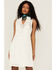 Image #1 - Beyond The Radar Women's Hepburn Lace Sleeveless Mini Dress, Ivory, hi-res