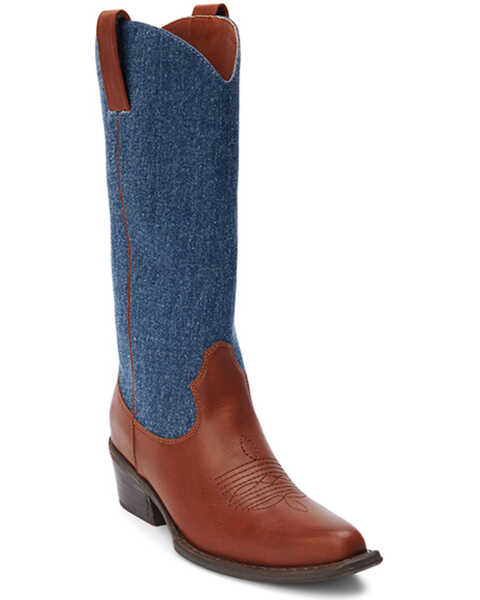 Image #1 - Matisse Women's Banks Western Boots - Snip Toe , Indigo, hi-res