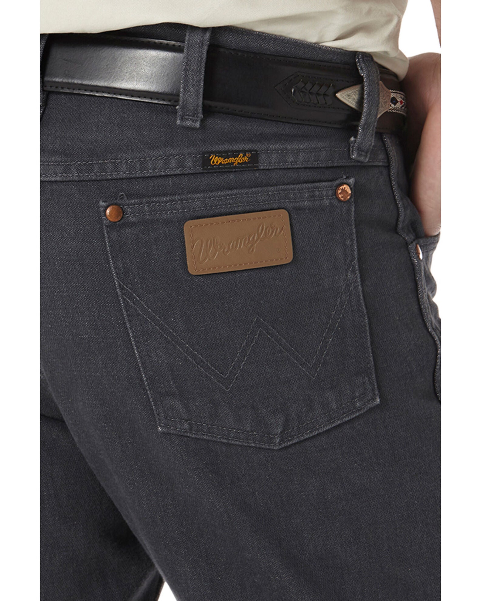 Jeans Da Bambino Wrangler Cowboy Cut Original Fit - Nero - Taglia 10 - 100% Cotone - 3