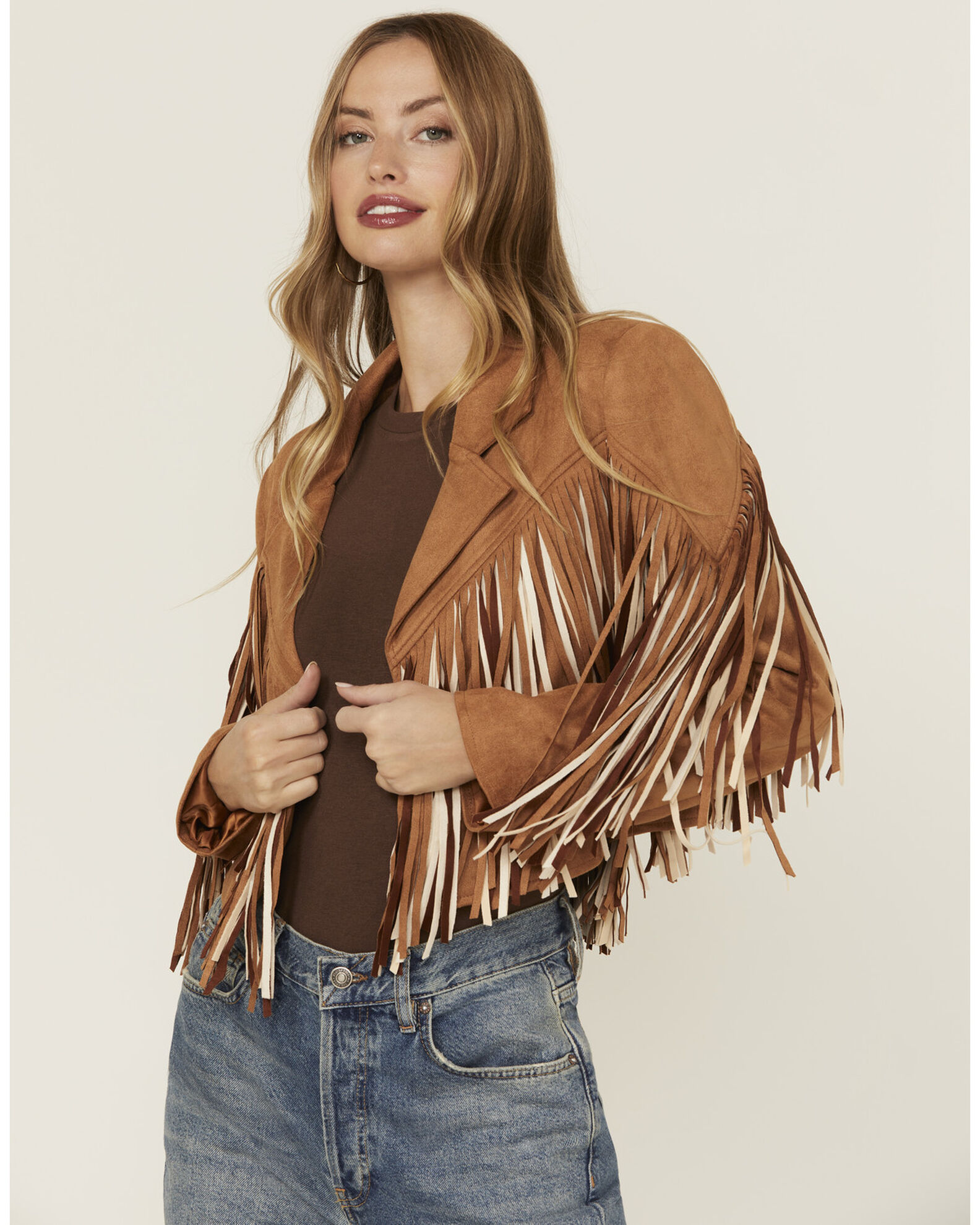 Saints Hearts Women s Fringe Jacket Sheplers