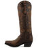 Black Star Women's Lockhart Embroidered Leather Western Boot - Snip Toe , Brown, hi-res