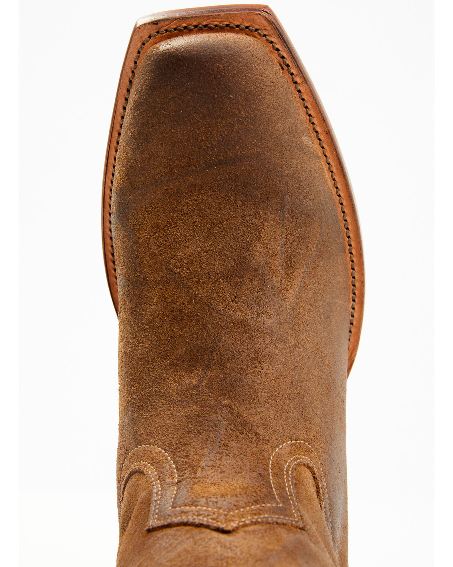 Image #6 - Moonshine Spirit Men's Pancho Roughout Western Boots - Square Toe, Brown, hi-res