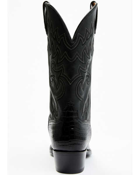 Image #5 - Cody James Men's Exotic Alligator Western Boots - Square Toe, Black, hi-res