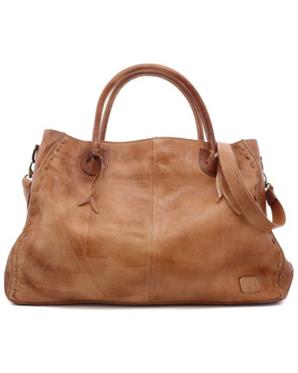 Image #1 - Bed Stu Women's Rockaway Tan Rustic Convertible Travel Bag, Tan, hi-res