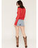 Image #3 - 7 For All Mankind Women's June Light Wash Denim Shorts, Light Wash, hi-res