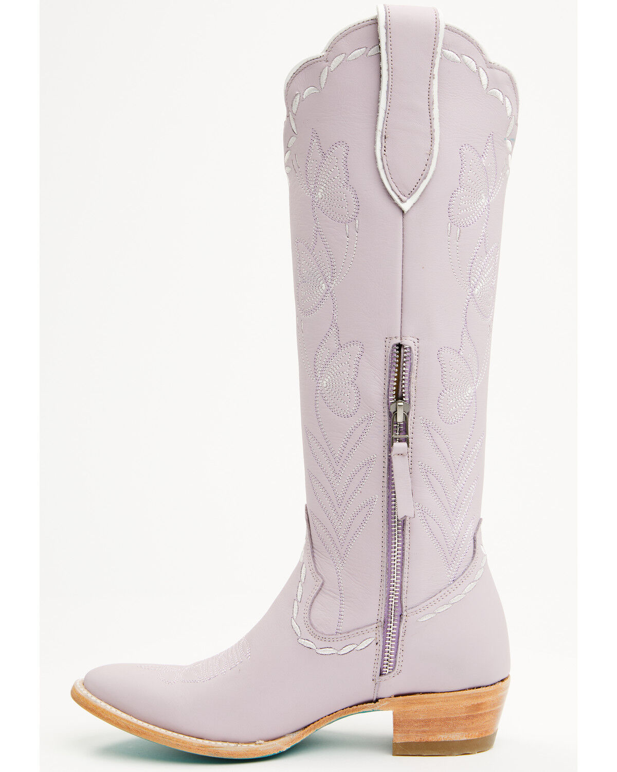 Image #3 - Lane Women's Sweet Memories Tall Western Boots - Round Toe, Lavender, hi-res