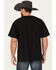 Image #4 - Diamond Cross Ranch Men's Walter Riding Short Sleeve Graphic T-Shirt, Black, hi-res