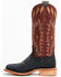 Image #3 - Hyer Women's Cherryvale Western Boots - Broad Square Toe , Black, hi-res