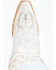 Image #6 - Corral Women's Crystal Embroidered Tall Western Boots - Snip Toe , White, hi-res