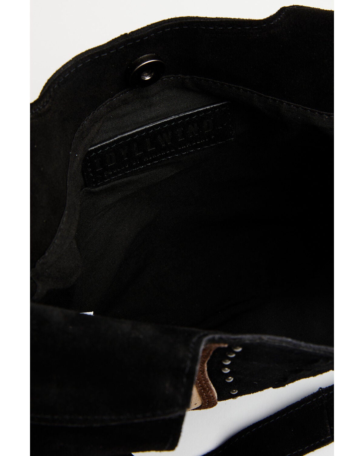 Image #3 - Idyllwind Women's Lorna Boot Stitch Suede Shoulder Bag, Black, hi-res