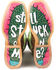 Image #2 - Tin Haul Women's Cacstitch Western Boots - Broad Square Toe, Tan, hi-res