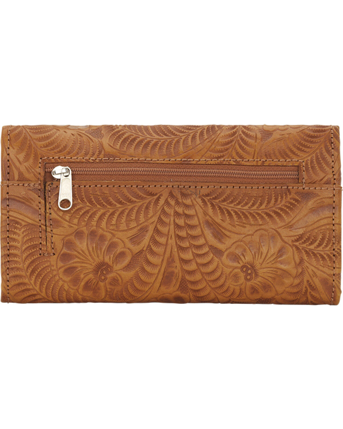 Image #3 - American West Women's Tri-Fold Wallet with Snap Closure, , hi-res