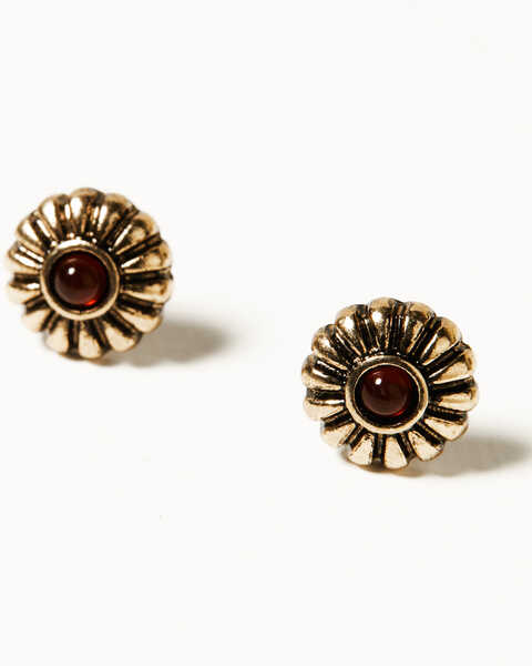 Image #6 - Shyanne Women's Summer Moon Antique Gold Gemstone Earring Set - 5 Piece, Gold, hi-res