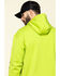 Image #5 - Ariat Men's Lime Heather Rebar Graphic Hooded Work Sweatshirt, Green, hi-res